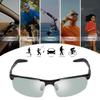 LJIMI Photochromic Sports Sunglasses with Polarized Lens for Men and Women Outdoor Driving Cycling Fishing 100% UV400 Protection Eyewear Anti Glare Eyeglasses Reduce Eye Fatigue Safety Glasses Shades view 4