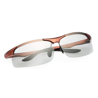 LJIMI Photochromic Sports Sunglasses with Polarized Lens for Men and Women Outdoor Driving Cycling Fishing 100% UV400 Protection Eyewear Anti Glare Eyeglasses Reduce Eye Fatigue Safety Glasses Shades
