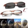 LJIMI Photochromic Sports Sunglasses with Polarized Lens for Men and Women Outdoor Driving Cycling Fishing 100% UV400 Protection Eyewear Anti Glare Eyeglasses Reduce Eye Fatigue Safety Glasses Shades view 3