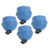 Dilwe Cue Chalk Holder, 4pcs Rubber Cue Chalk Holder Pocket Rubber Billiard Pool Chalk Holders with Cord Accessory(Blue) view 2