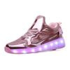 7 Colors LED Rechargeable Kids Roller Skate Shoes with Single Wheel Shoes Sport Sneaker view 2
