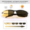LJIMI Photochromic Sports Polarized Sunglasses for Men and Women Cycling Fishing Day and Night Driving Glasses UV Protection Eyewear Anti Glare/Radiation Eyeglasses Reduce Eye Fatigue Safety Googles view 2