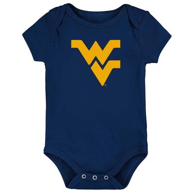 Future Tailgater West Virginia Mountaineers LOGO Baby Onesie Bodysuit - Navy (6-12 months)