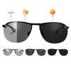 LJIMI Photochromic Sports Sunglasses with Polarized Lens for Men and Women Outdoor Driving Cycling Fishing 100% UV400 Protection Eyewear Anti Glare Eyeglasses Reduce Eye Fatigue Safety Glasses Shades view 1