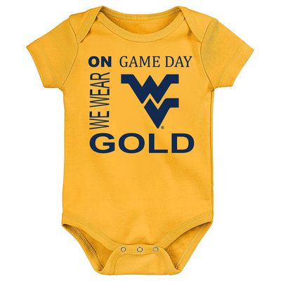 Future Tailgater West Virginia Mountaineers On Game Day Baby Onesie (6-12 months)