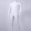 Oyolan Mens One-Piece Romper Sleeveless Fitness Jumpsuit Casual Coverall Streetwear Homewear White XX-Large view 3