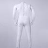 Oyolan Mens One-Piece Romper Sleeveless Fitness Jumpsuit Casual Coverall Streetwear Homewear White XX-Large view 4