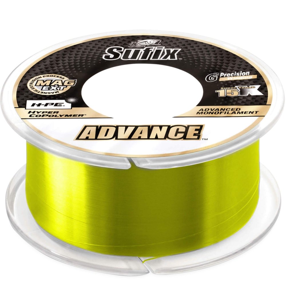 Advance Monofilament 10 lb Neon Lime - 330 Yds