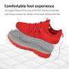 AOE Womens Walking Running Shoes Ultra Lightweight Breathable Mesh Tennis Shoes Non Slip Athletic Workout Gym Sneakers 11.5women / 10.5men Red view 3