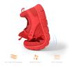 AOE Womens Walking Running Shoes Ultra Lightweight Breathable Mesh Tennis Shoes Non Slip Athletic Workout Gym Sneakers 11.5women / 10.5men Red view 4