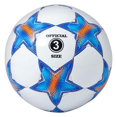 Runleaps Soccer Ball Size 3 for Kids, Ball Toys with Star Pattern Official Size Soccer Balls for Training, Playing, Boys, Girls, Toddlers Age 3-8