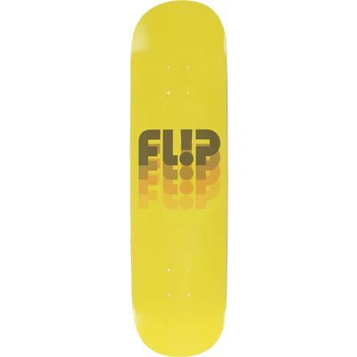 Flip Odyssey Fade Fullnose Skateboard Deck - 8.0 Yellow - Assembled AS Complete Skateboard