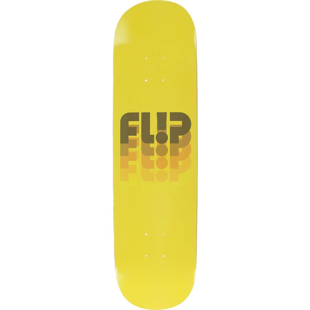 Flip Odyssey Fade Fullnose Skateboard Deck - 8.0 Yellow - Assembled AS Complete Skateboard