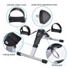 ZXFF Exercise Bike Pedal Exercise Machine Bicycle Portable Arm Home Pedal Exercise Machine Gym Fitness Training with LCD Monitor view 3