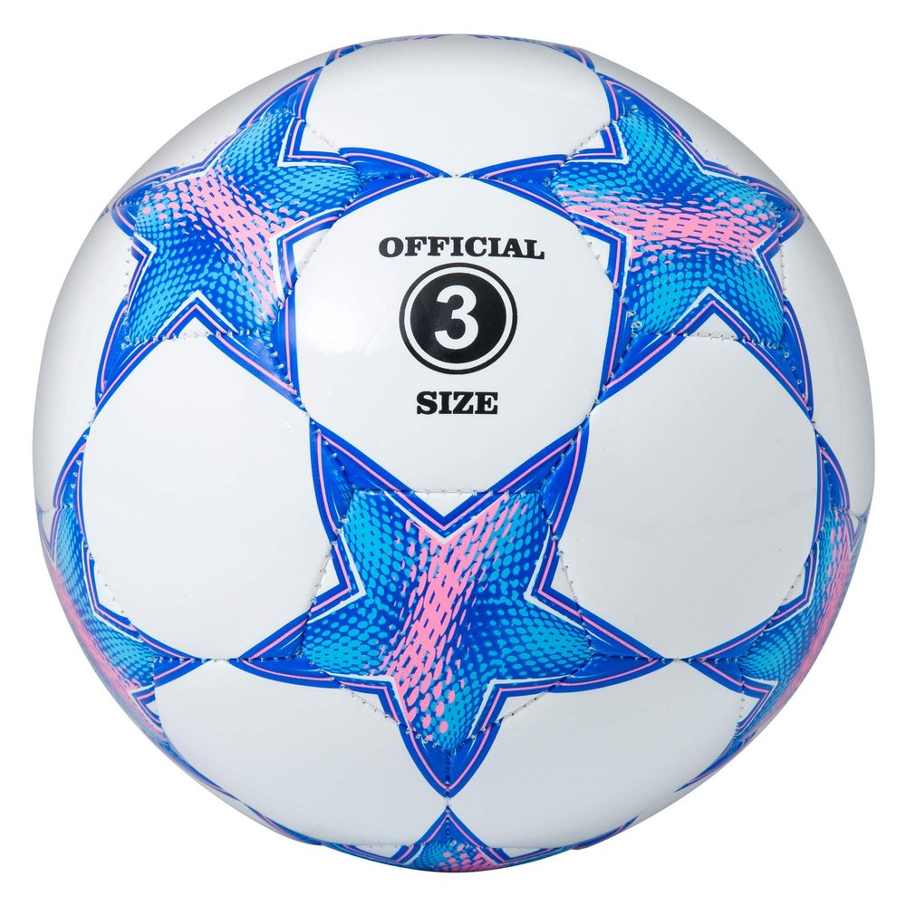 Runleaps Soccer Ball Size 3 for Kids, Ball Toys with Star Pattern Official Size Soccer Balls for Training, Playing, Boys, Girls, Toddlers Age 3-8