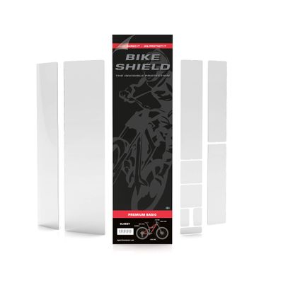 Bike Shield Unisex's Premium Basic Frame Protection, Invisible, M