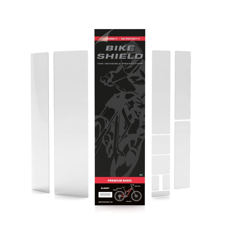 Bike Shield Unisex's Premium Basic Frame Protection, Invisible, M