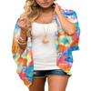 CASURESS Women's Cardigan-Sheer Kimono Loose Summer Floral Print Cover Ups view 1