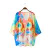 CASURESS Women's Cardigan-Sheer Kimono Loose Summer Floral Print Cover Ups view 4