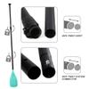Karltion SUP Paddle - 3 Pieces Adjustable Aluminium SUP Paddle Alloy Shaft Paddle Board Paddles with Glass Fiber Blade for Surfing, Floating,Water Sport-Turquoise view 3