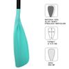 Karltion SUP Paddle - 3 Pieces Adjustable Aluminium SUP Paddle Alloy Shaft Paddle Board Paddles with Glass Fiber Blade for Surfing, Floating,Water Sport-Turquoise view 4