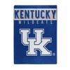 Northwest NCAA Kentucky Wildcats Unisex-Adult Serenity Silk Touch Throw Blanket, 60" x 80", Basic view 1