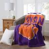 Northwest NCAA Clemson Tigers Unisex-Adult Serenity Silk Touch Throw Blanket, 60" x 80", Basic view 2