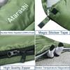 Atarashi Wide Sleeping Bags for Adults, Mens Sleeping Bags for Camping, Hiking and Outdoors, 3-4 Seasons Warm Cold Weather, Lightweight, Portable, Green Large Size with Compression Sack, 40''X87'' view 4