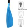 Karltion SUP Paddle - 3 Pieces Adjustable Aluminium SUP Paddle Alloy Shaft Paddle Board Paddles with Glass Fiber Blade for Surfing, Floating,Water Sport-Blue view 4