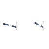 SPAREHAND Hybrid Wall Mount Rack - Heavy Duty 28.5 Steel Arms with Thick Padding  Single Tier Storage System for 1 SUPs, Surfboard & Snowboard - Ideal for Home & Garage Display (Blue Pads on White) view 1