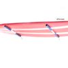 SPAREHAND Hybrid Wall Mount Rack - Heavy Duty 28.5 Steel Arms with Thick Padding  Single Tier Storage System for 1 SUPs, Surfboard & Snowboard - Ideal for Home & Garage Display (Blue Pads on White) view 2