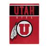 Northwest NCAA Utah Utes Unisex-Adult Serenity Silk Touch Throw Blanket, 60" x 80", Basic view 1