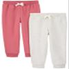 Simple Joys by Carter's Baby and Toddler Girls' 2-Pack Fleece Joggers view 1