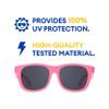 Babiators Original Navigator Think Pink Kid's Sunglasses, UV Protection, Ages 6-10 view 3