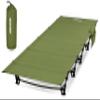 MARCHWAY Ultralight Folding Tent Camping Cot Bed, Portable Compact for Outdoor Travel, Base Camp, Hiking, Mountaineering, Lightweight Backpacking (Army Green) view 1
