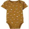 Simple Joys by Carter's Baby Girls' Short-Sleeve Bodysuit, Pack of 6, Multicolor/Floral/Forest Animals/Owl/Sheep, Preemie view 2