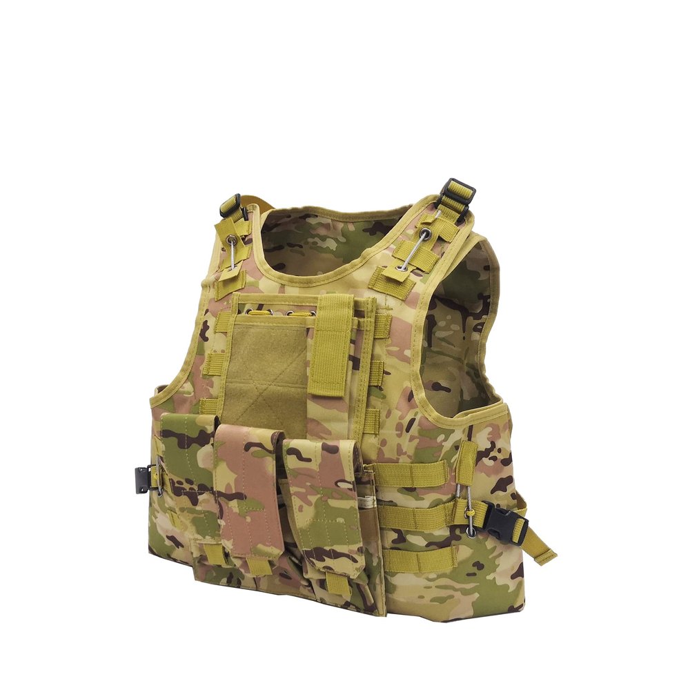 FixtureDisplays Adjustable Airsoft Vest Paintball Vest Vest 20-24" H, Up to 50" Waist Circumference 16939NEW-NPF