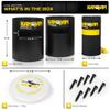 Kan Jam Original Disc Toss Game - Kan Jam Rookie, PRO and To-Go Disc Golf Sets with Illuminate LED Frisbee Versions,Black view 4