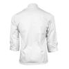 ChefsCloset Embroidered/Personalized Poplin Long Sleeve White Chef Coat/Jacket - Unisex -Small view 4