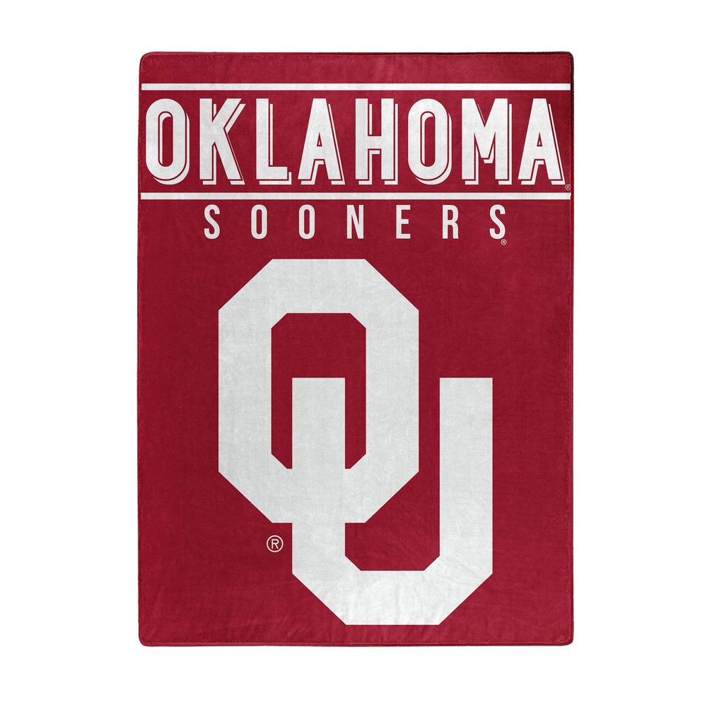 Northwest NCAA Oklahoma Sooners Unisex-Adult Serenity Silk Touch Throw Blanket, 60" x 80", Basic