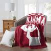 Northwest NCAA Oklahoma Sooners Unisex-Adult Serenity Silk Touch Throw Blanket, 60" x 80", Basic view 2
