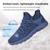 AOE Womens Walking Running Shoes Ultra Lightweight Breathable Mesh Tennis Shoes Non Slip Athletic Workout Gym Sneakers 8women / 7men Blue view 2