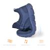 AOE Womens Walking Running Shoes Ultra Lightweight Breathable Mesh Tennis Shoes Non Slip Athletic Workout Gym Sneakers 8women / 7men Blue view 4