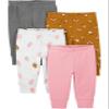 Simple Joys by Carter's Baby Girls' 4-Pack Cotton Pants view 1