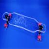 GHOST BOARDS Clear Longboard Skateboard - Transparent Acrylic Long Boards with Light-Up LED Wheels for Smooth Rides - Ride The Streets in Style with Longboard Built for Beginners & Pros Alike view 2