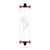 GHOST BOARDS Clear Longboard Skateboard - Transparent Acrylic Long Boards with Light-Up LED Wheels for Smooth Rides - Ride The Streets in Style with Longboard Built for Beginners & Pros Alike view 4