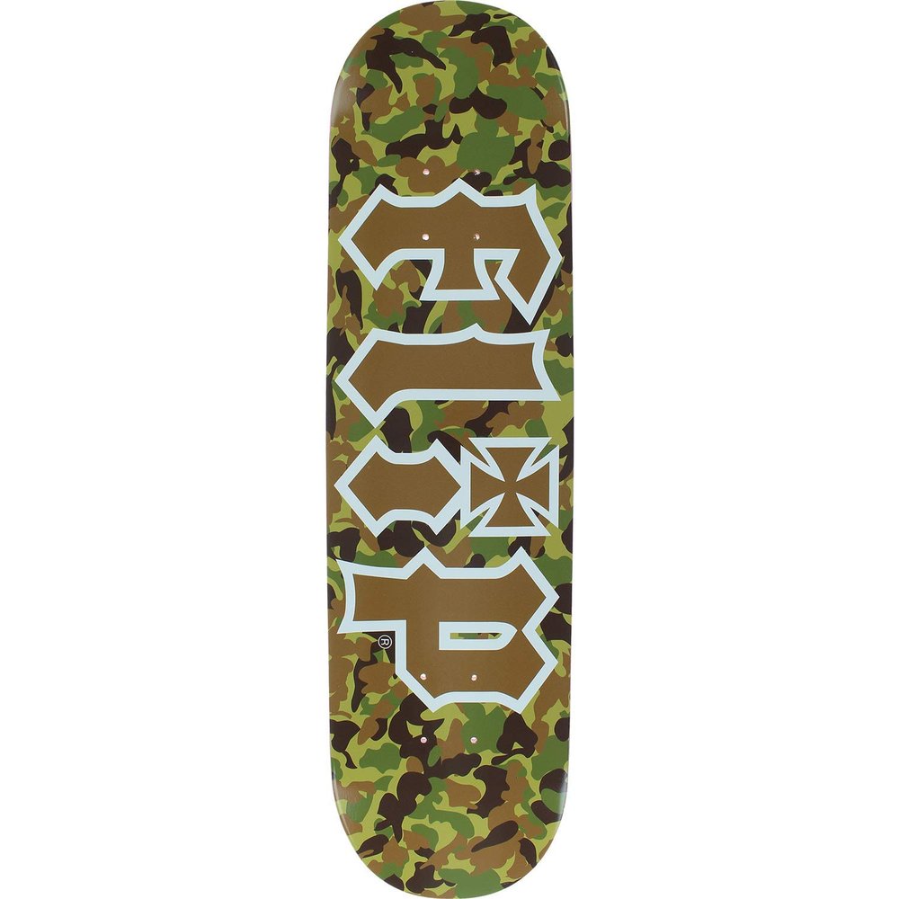 Flip Hkd Combat Skateboard Deck - 8.0 Brown - Assembled AS Complete Skateboard