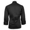 ChefsCloset Embroidered/Personalized Poplin Long Sleeve Black Chef Coat/Jacket - Unisex -Small view 4