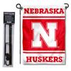 College Flags & Banners Co. Nebraska Cornhuskers Garden Flag and Stand Pole Holder Set view 1