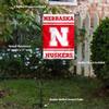 College Flags & Banners Co. Nebraska Cornhuskers Garden Flag and Stand Pole Holder Set view 2